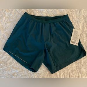 MENS Lululemon Fast and Free 6” Lined Shorts